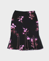 Vintage 90s Joseph Ribkoff Floral Skirt - S