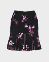 Vintage 90s Joseph Ribkoff Floral Skirt - S