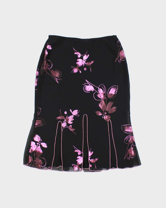 Vintage 90s Joseph Ribkoff Floral Skirt - S