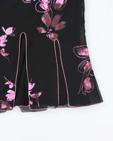 Vintage 90s Joseph Ribkoff Floral Skirt - S