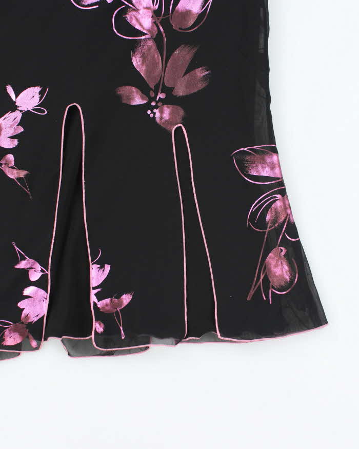 Vintage 90s Joseph Ribkoff Floral Skirt - S
