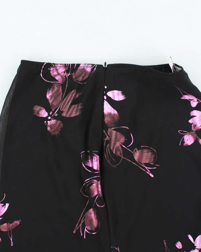 Vintage 90s Joseph Ribkoff Floral Skirt - S