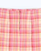 Vintage 90s Star CC Checked Skirt - S