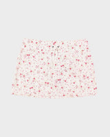 Vintage 00s Garage Stripe &amp; Floral Mini Skirt - S