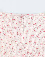 Vintage 00s Garage Stripe &amp; Floral Mini Skirt - S
