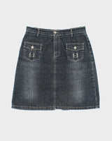 Vintage Y2k 00s Yarrter Denim Skirt - S