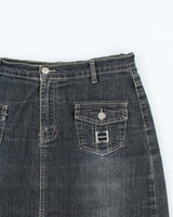 Vintage Y2k 00s Yarrter Denim Skirt - S