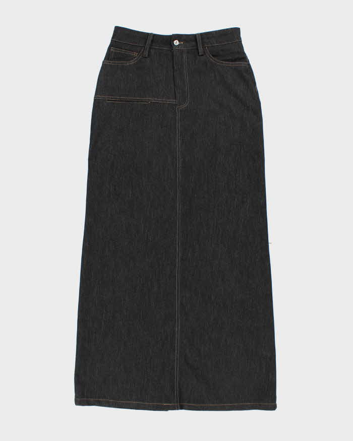 Vintage 90s MCMC Paris Denim Maxi Skirt - XS
