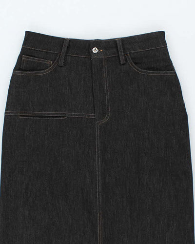 Vintage 90s MCMC Paris Denim Maxi Skirt - XS