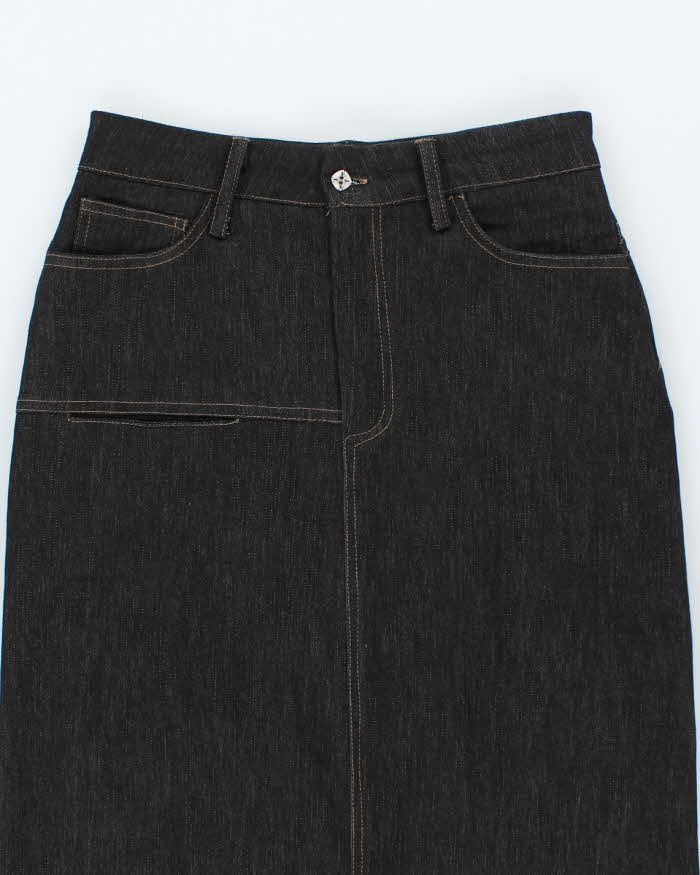 Vintage 90s MCMC Paris Denim Maxi Skirt - XS