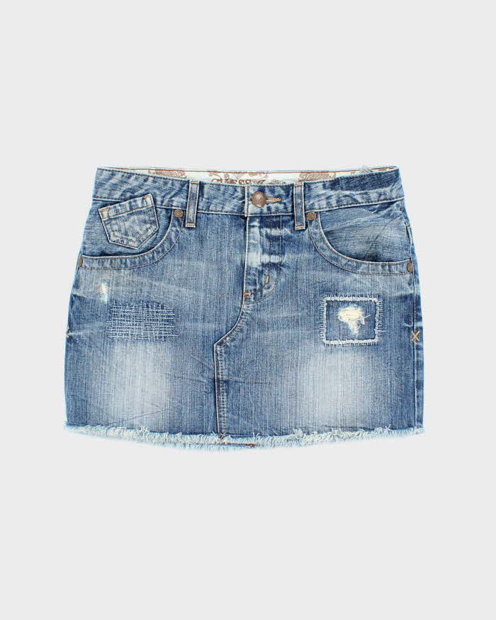 Vintage Y2k 00s Guess Denim Mini Skirt - W31