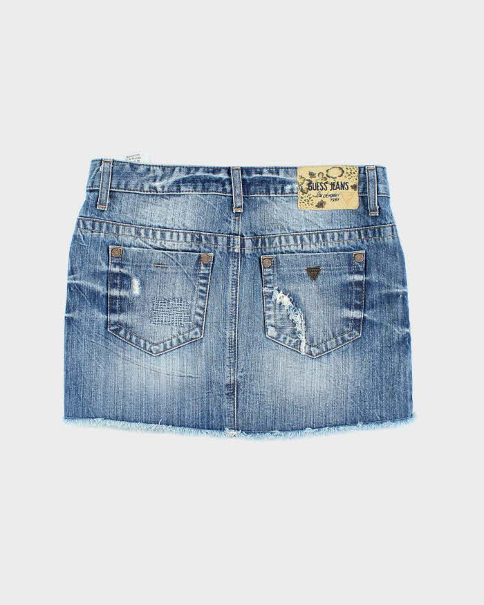 Vintage Y2k 00s Guess Denim Mini Skirt - W31