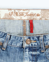 Vintage Y2k 00s Guess Denim Mini Skirt - W31