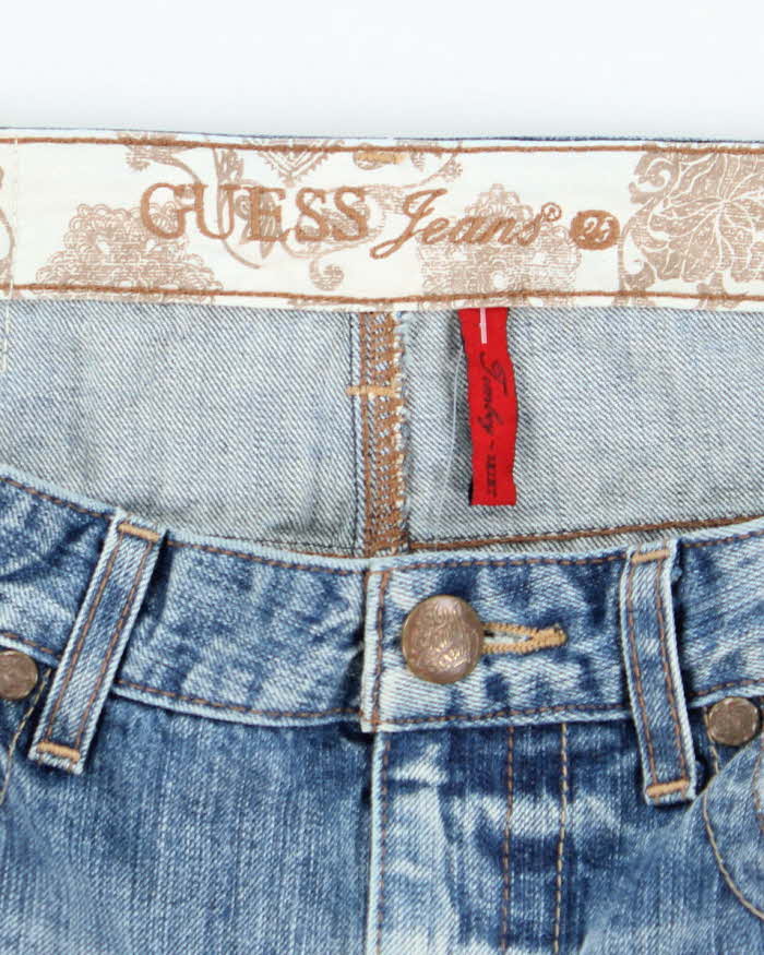 Vintage Y2k 00s Guess Denim Mini Skirt - W31