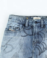 Vintage Y2k 00s Diesel Denim Mini Skirt - W27