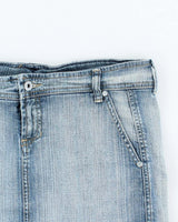 Vintage Y2k 00s Americanino Denim Mini Skirt - W33