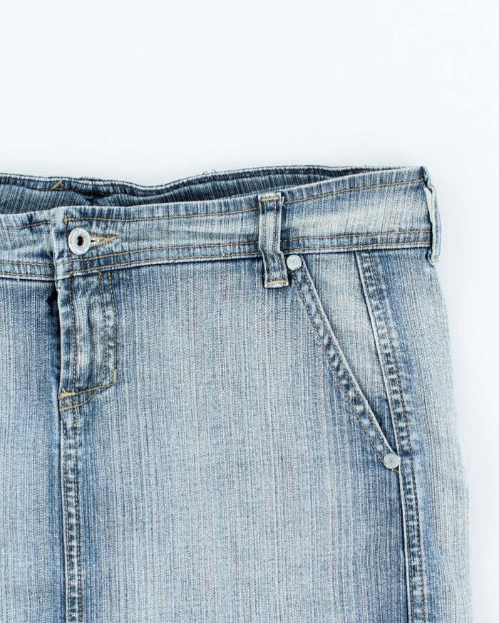 Vintage Y2k 00s Americanino Denim Mini Skirt - W33