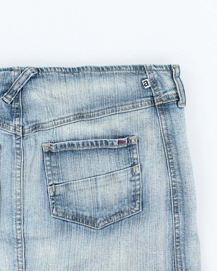 Vintage Y2k 00s Americanino Denim Mini Skirt - W33