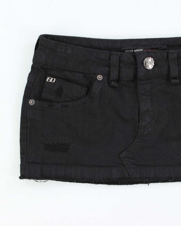 Vintage Y2k 00s Miss Sixty Denim Mini Skirt - W28