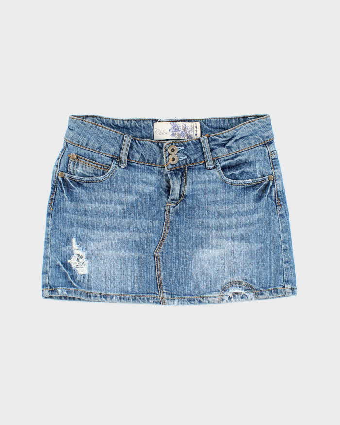Vintage Y2k 00s Chloe Denim Skirt - W28