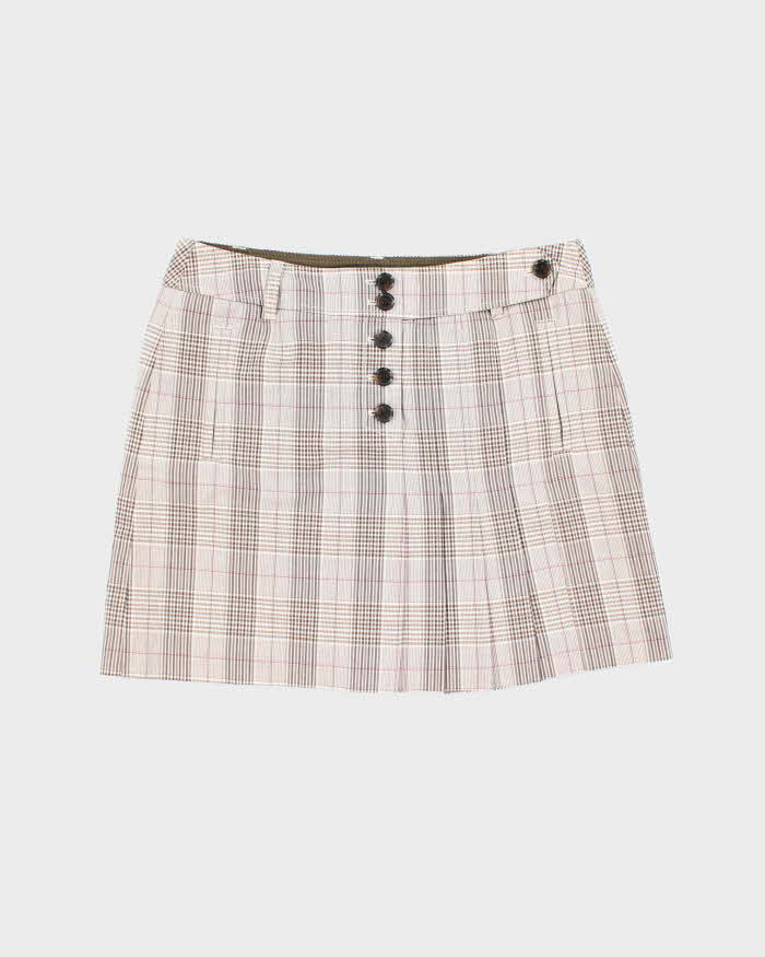Vintage Y2k 00s Esprit Checked Mini Skirt - M