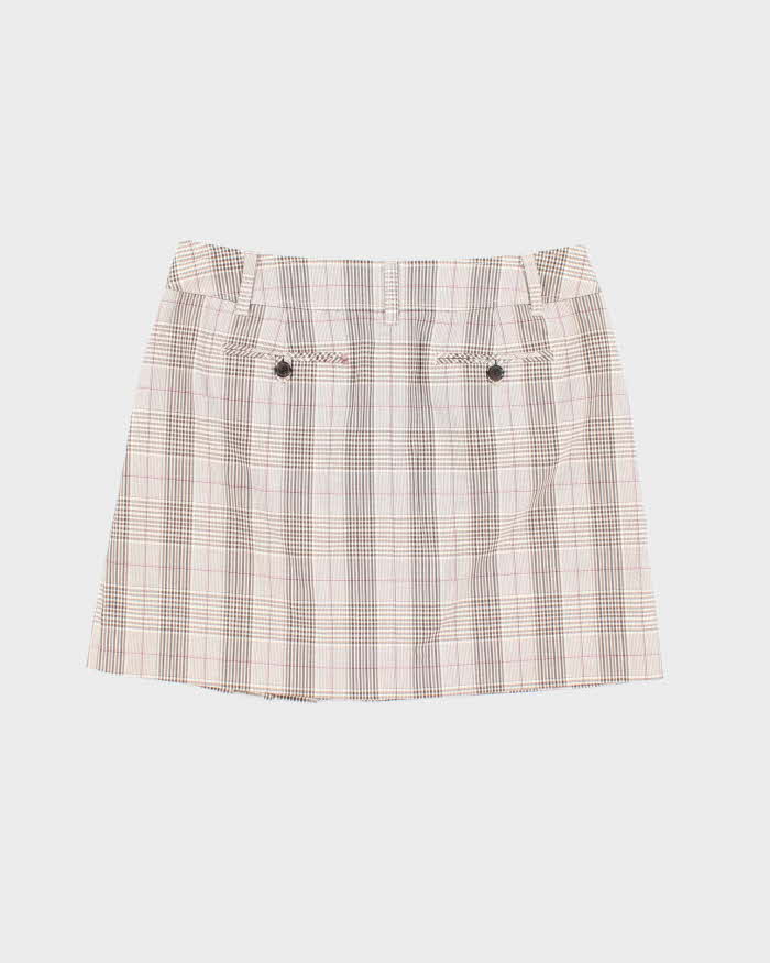 Vintage Y2k 00s Esprit Checked Mini Skirt - M