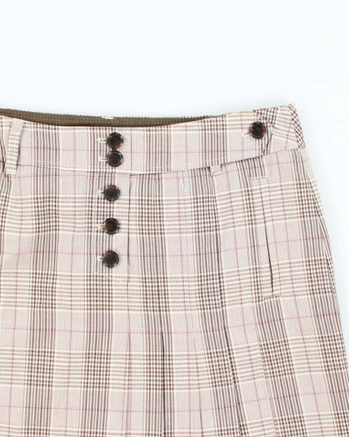 Vintage Y2k 00s Esprit Checked Mini Skirt - M