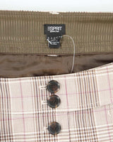 Vintage Y2k 00s Esprit Checked Mini Skirt - M