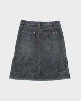Vintage Y2k 00s Esprit Denim Skirt - M