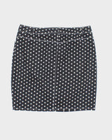 Vintage Y2k 00s NYCC Polka Dot Denim Skirt - M