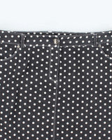 Vintage Y2k 00s NYCC Polka Dot Denim Skirt - M