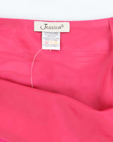 Vintage Y2k 00s Jessica Beaded Linen Skirt - S