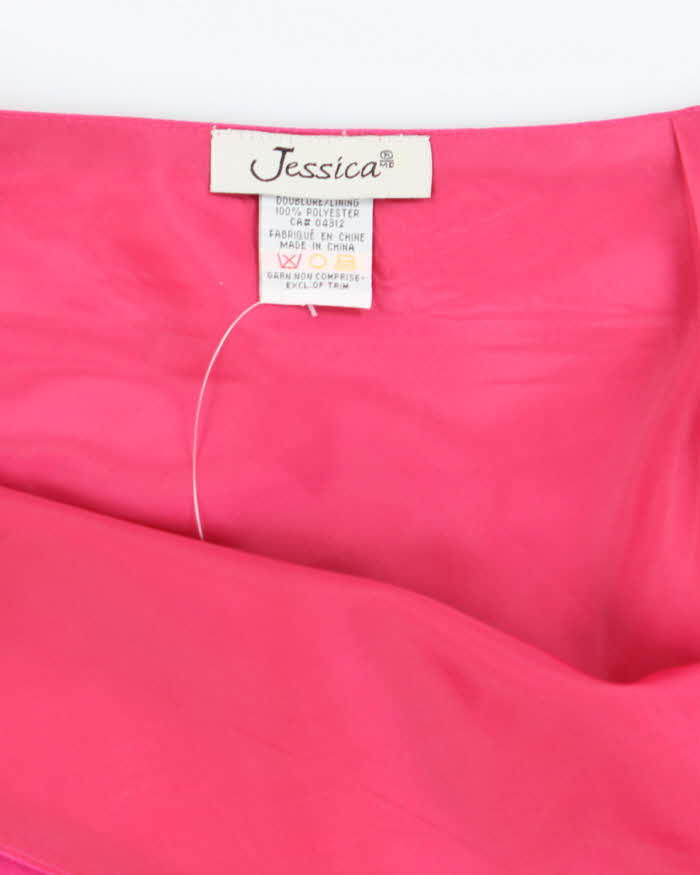 Vintage Y2k 00s Jessica Beaded Linen Skirt - S