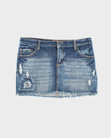 Vintage Y2k 00s Garage Denim Mini Skirt - S
