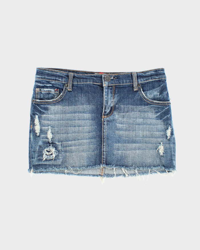 Vintage Y2k 00s Garage Denim Mini Skirt - S
