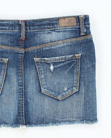 Vintage Y2k 00s Garage Denim Mini Skirt - S