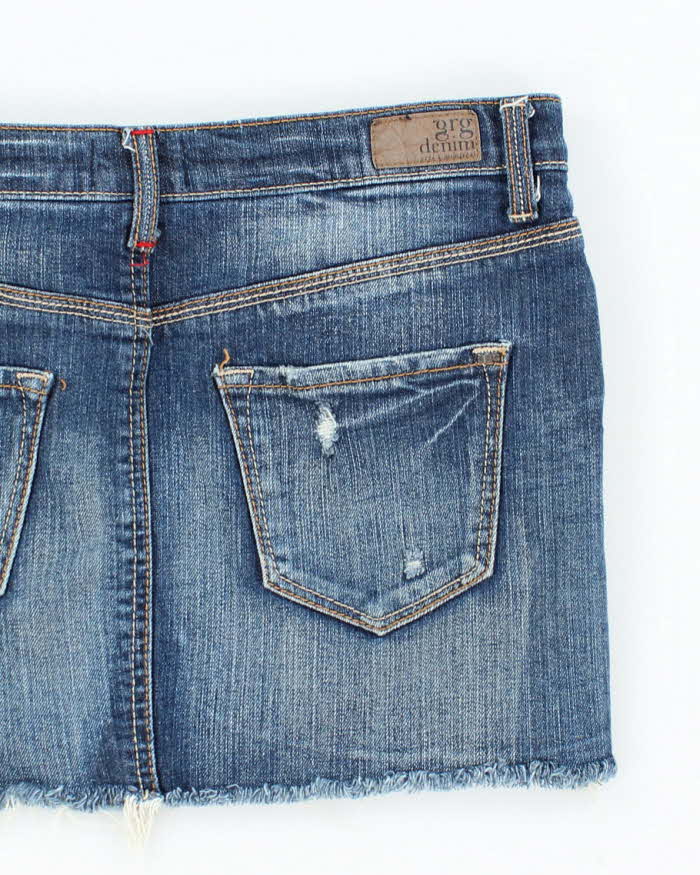 Vintage Y2k 00s Garage Denim Mini Skirt - S