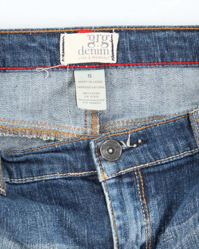 Vintage Y2k 00s Garage Denim Mini Skirt - S