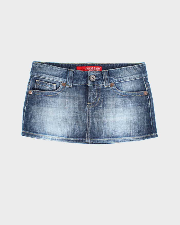 Vintage Y2k 00s Guess Denim Mini Skirt - S