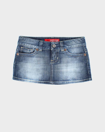 Vintage Y2k 00s Guess Denim Mini Skirt - S