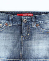 Vintage Y2k 00s Guess Denim Mini Skirt - S