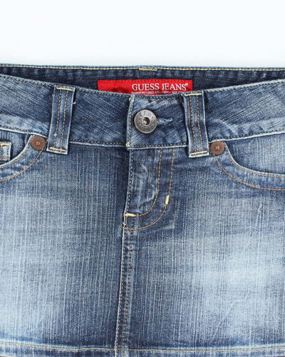 Vintage Y2k 00s Guess Denim Mini Skirt - S