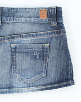 Vintage Y2k 00s Guess Denim Mini Skirt - S