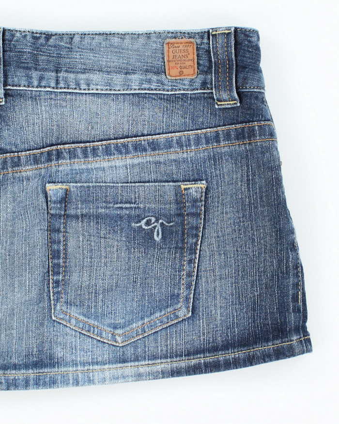 Vintage Y2k 00s Guess Denim Mini Skirt - S
