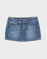 Vintage Y2k 00s Guess Denim Mini Skirt - S