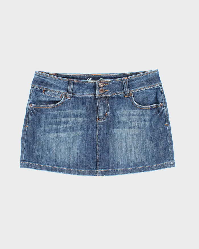 Vintage Y2k 00s Guess Denim Mini Skirt - S