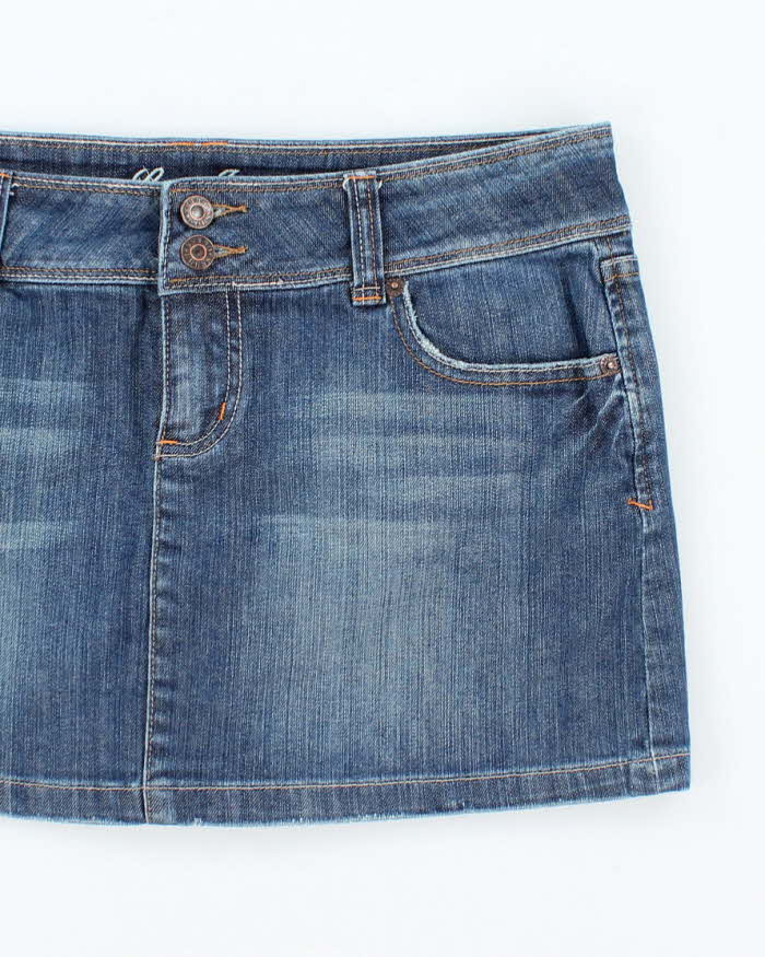 Vintage Y2k 00s Guess Denim Mini Skirt - S