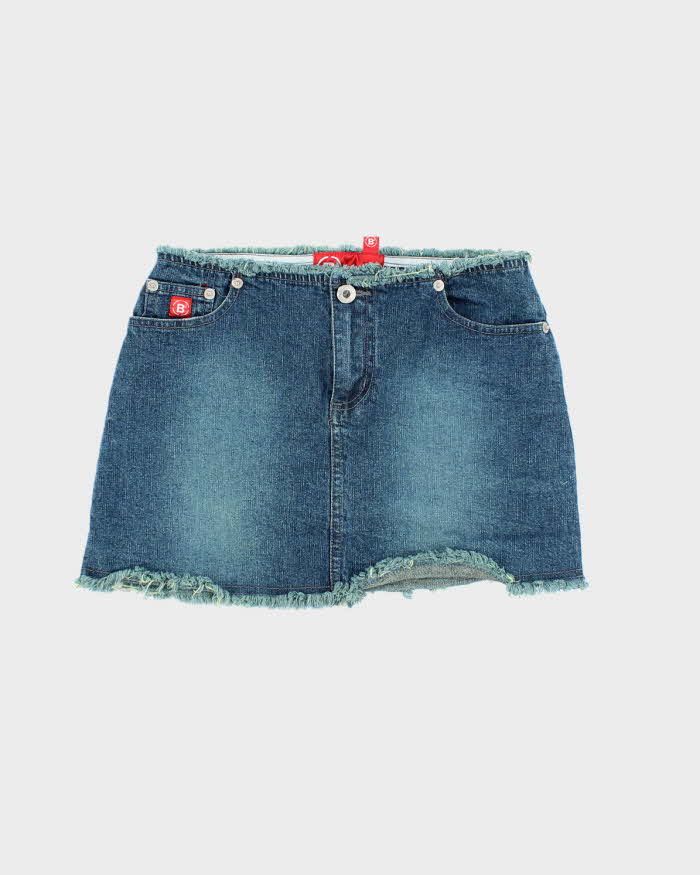 Vintage Y2k 00s Bongo Denim Mini Skirt - XS