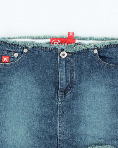 Vintage Y2k 00s Bongo Denim Mini Skirt - XS