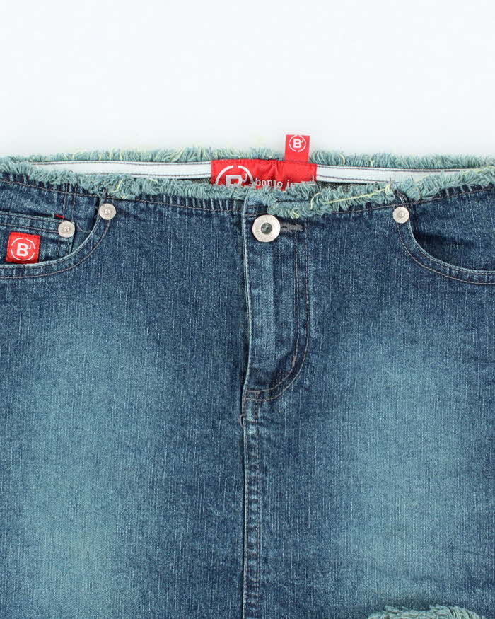 Vintage Y2k 00s Bongo Denim Mini Skirt - XS